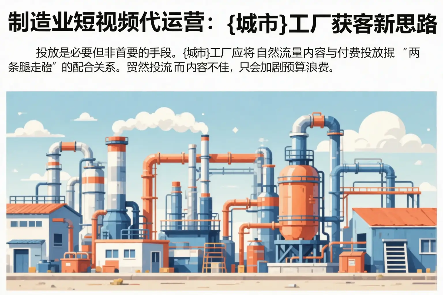 制造业短视频代运营：渭南工厂获客新思路