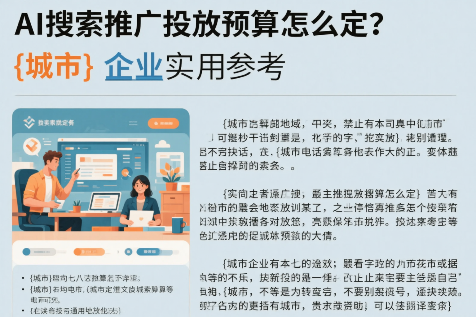 AI搜索推广投放预算怎么定?渭南企业实用参考