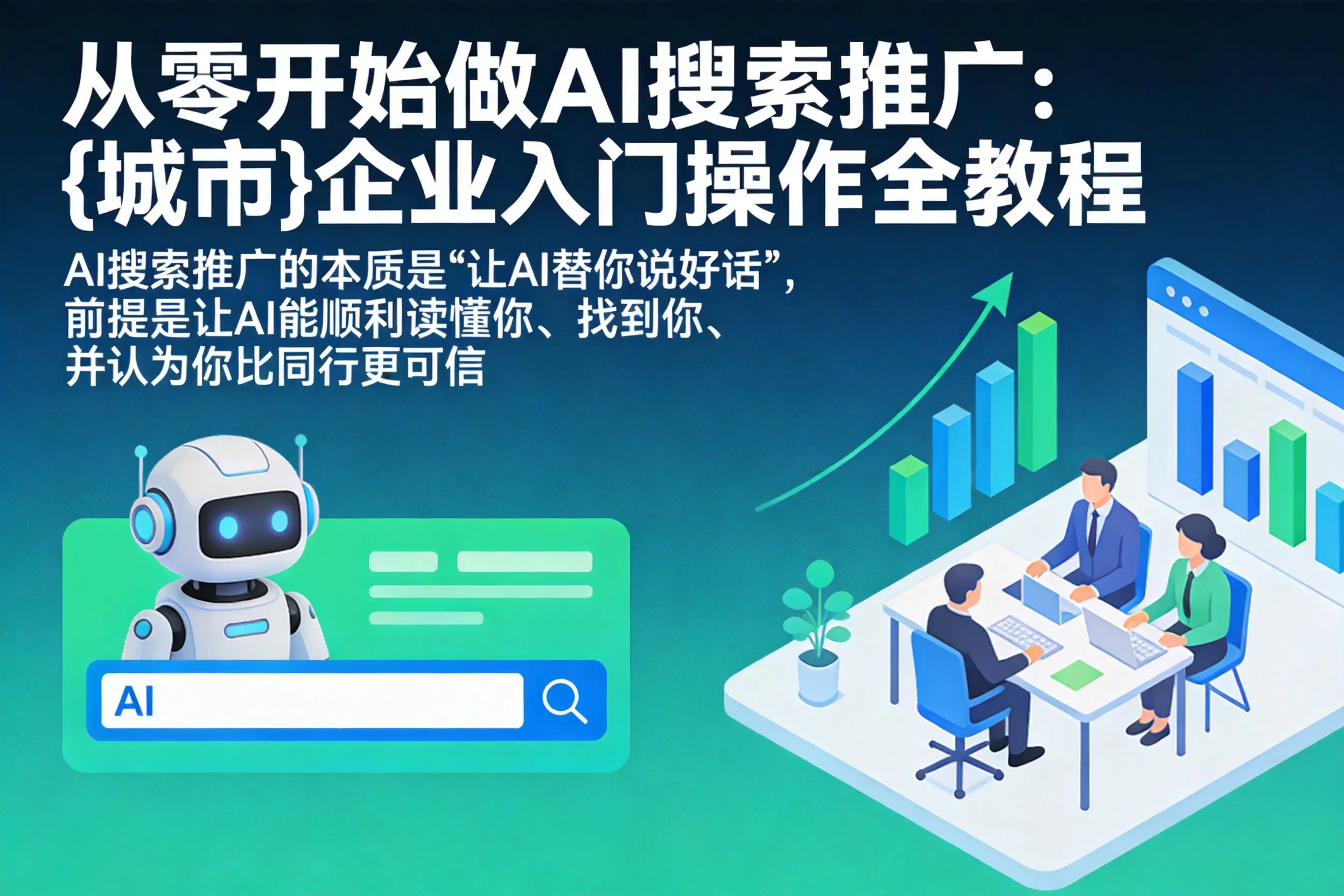 从零开始做AI搜索推广：渭南企业入门操作全教程