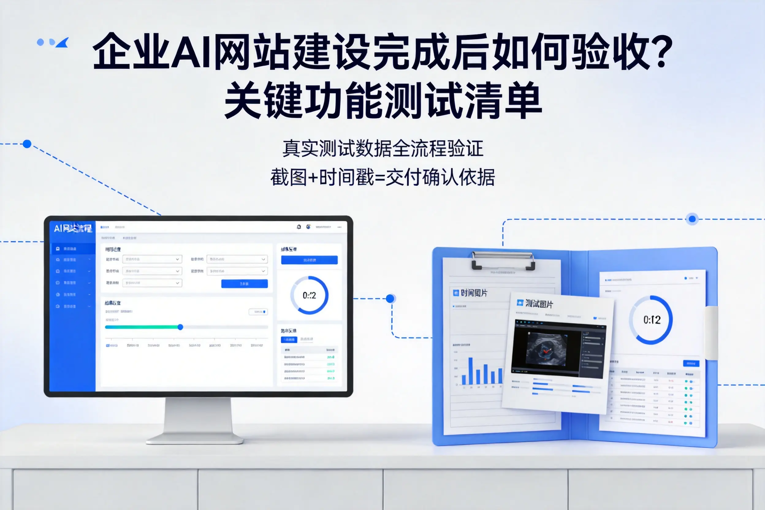 渭南企业AI网站建设完成后如何验收？关键功能测试清单